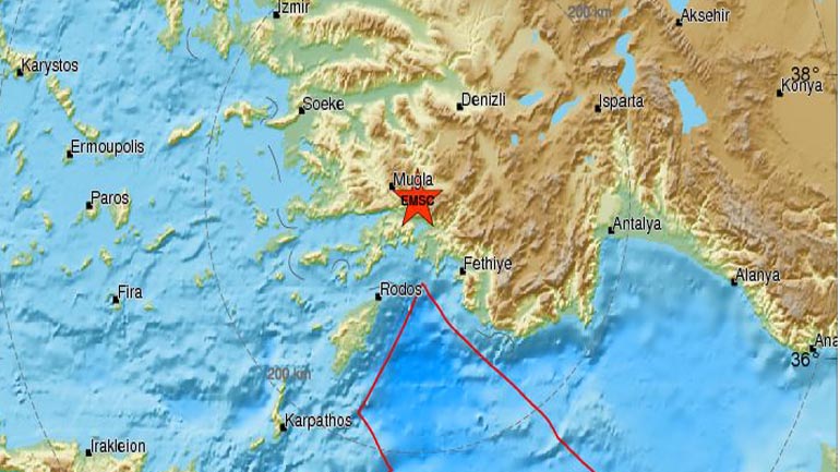 Σεισμός 3,7 Ρίχτερ στα Μούγλα